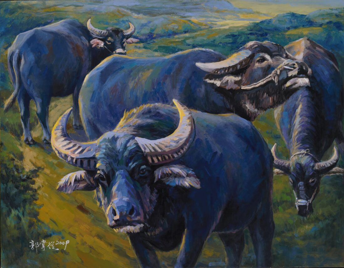 台灣牛50F(97×116.5cm) 2009年